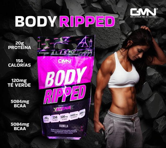 Body Ripped Proteina Femenin Limpia GMN Vainilla 2Lb