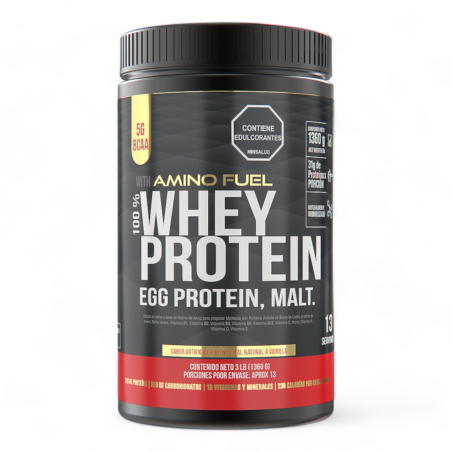 Proteina Amino Fuel de 3 libras.